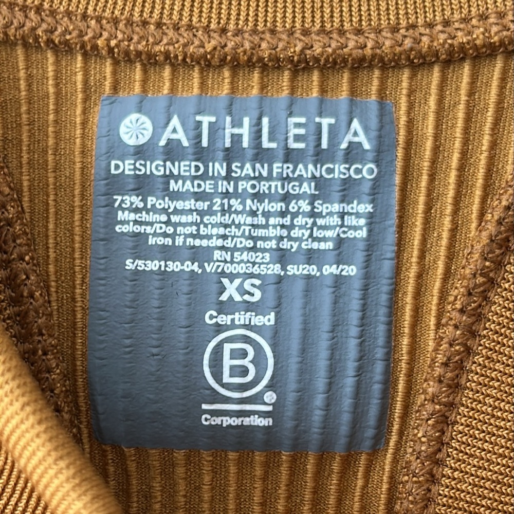 Athleta Renew Racer Back Ribbed Tank - Picture 3 of 6